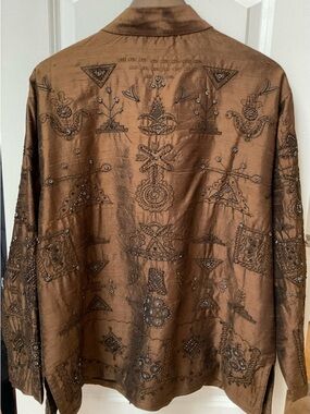 Chicos Vintage Beaded Jacket